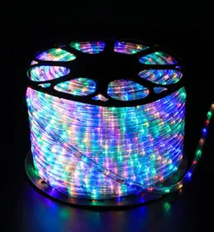 LED Rainbow Tube Lamp 110v 220V Fairy Neon String Light RGB Garland Outdoor Iluminação com plugue de uso para festivais de natal para a festa de festas de natal7195197
