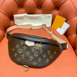 M43644 Bel Çantaları Renk değiştiren deri Bumbag Tasarımcılar göğüs çantası Lüks Çapraz Vücut Omuz Kemeri cep çantası Fanny Paketi Bum seyahat çantası poşet seri numarası