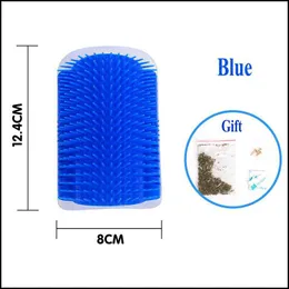 Cat Toys Cat Toys 4 Color Pet Toy Corner Catts Brush Comb Spela Plastic Scratch Borstles Arch Masr Self Grooming Scratcher Roduct Drop Dhrrk