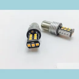 Autobirnen 10 Stück Fehler Bau15S 7507 Py21W Bernsteingelbe LED 15SMD BBS für vordere oder hintere Blinkerleuchten Weiß Drop Delivery Mobiles Dhzrt