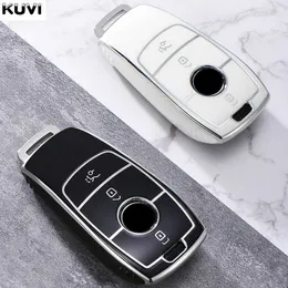 Car Key New TPU Car Remote Key Case Cover Shell Fob For Mercedes Benz A C E S G Class GLC CLE CLA GLB GLS W177 W205 W213 W222 X167 AMG T221110