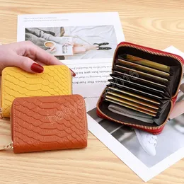 Fashion Women Pu ID владелец кредитной карты Mini Zipper Cocket Cash Carp Card Card Cash Organizer heartizer