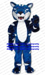 Wildcat Wild Cat Mascot Costume Ocelot Leopard Cat Lynx Catamount Luchs Dorosły Leaf Uszy Czarny Nos Trójkąty nr 8586