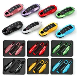 Car Key For Porsche Boxster 718 Cayman Cayenne Panamera Macan 911 Car Key Case Keyless Cover Key Shell Car Accessories Protective Case T221110