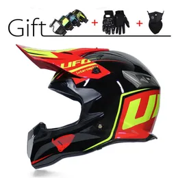 Helmy rowerowe 2020 NOWOŚĆ RACING Off-Road Motorcycle Helmet Dot Motocross Professional Motorbike Dirt Bike Full Face Moto Helm Casco T221107