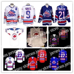 Camisas de hóquei Rochester Americans Camisa de hóquei personalizada Jody Gage Ukko-Pekka Luukkonen John Peterka Jack Quinn Michael Mersch Arttu Ruotsalainen Ethan Prow