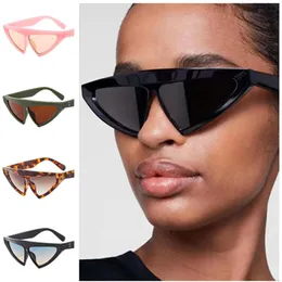 NEW Sunglasses Unisex Triangular Sun Glasses Adumbral Anti-UV Spectacles Personality Concave Eyeglasses Ornamental