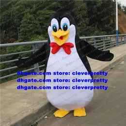 Il costume della mascotte del pinguino dei Penuins per adulti, personaggio dei cartoni animati, indossava un bellissimo anniversario dell'attività zx1348