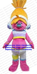 Nya troll DJ Suki Mascot Costume Vuxen Tecknad karakt￤rsdr￤kt Suit Holiday Party ￖppna ett f￶retag ZX367