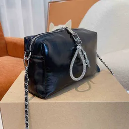 Einkaufstaschen Schulter Frauen Quadratische Handtasche Leder Luxus Designer Marke Crossbody Weibliche Kosmetik Geldbörsen 220325