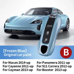 Autoschlüssel für Porsche Macan Boxster Cayman Panamera 718 911 Taycan Autoschlüsseletui Keyless Cover Schlüsselschale Autozubehör Schutzhülle C303L