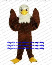 Brown Eagle Bird Hawk Mascot Costume Falcon Vulture Adult Cartoon Character Cartoon Figure Talk Of The Town zz7561