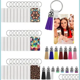 Сторона бланк Blank Sublimation KeyChain 30pcs/Set MDF Теплопередача DoubleDe набор. Набор включает в себя ключевые сети DIY DIY DEM DE DH9TL