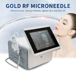 살롱 사용 황금 주름 리무버 페이스 리프팅 스칼렛 분수 RF 바늘 라디오 주파수 마이크로 니들 Microneedle RF 기계