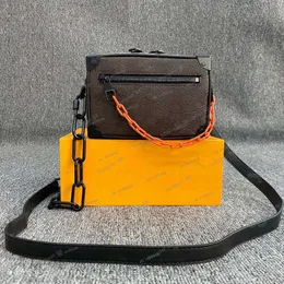 designer bag embossed 2022 fashion Mono-Orange menbags TOTAL famous and leather womenluxury shoulder chain high messenger bags
