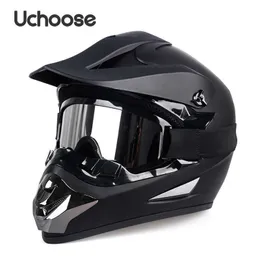 Caschi da ciclismo 2021 Regalo gratuito Casco protettivo Motocross Moto Moto Bike Casco integrale Adulto Donne Racing Sport Off-road Scooter ATV T221107