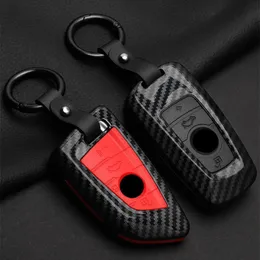 Car Key Fashion ABS Carbon Carbon Car Care Remote Key Cover for BMW 1 2 3 4 5 6 7 Series X1 X3 X5 X5 X6 F34 F10 F07 F20 G30 F15 F16 T221110