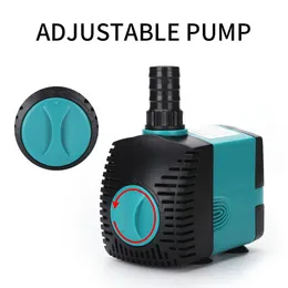 Air Pumps Accessories 3-60W Ultra-Quiet Submersible Water Fountain Fish Pond Aquarium Filter Tank 220V-240V110V 221111