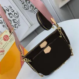 Fashion Crossbody Accessoires Shoulder Multi Strap Bag Chain M46235 Pochette Women's Canvas Purses Handbags Roktj