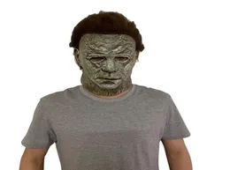 Masches per feste horror Michael Myers ha guidato Halloween Kills Mask Cosplay Smart Killer Full Face Latex Castino Costume Props3532974