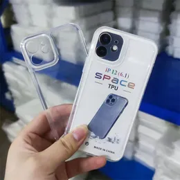 Для iPhone Samsung Phone Case Premium Space Transparent Clear Acryl TPU Hard 14 13 12 11 Pro Max S23 S22 S21 плюс Ultra S21FE S20FE A33 A53 5G A32 4G