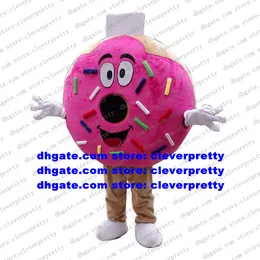 Donut Mister Donut Sweet Buns Mascot Costume Adult Cartoon Postacie strój kombinezonu Otwarte Wydajność Business Kostium ZX2488