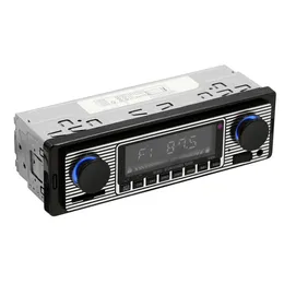 Radio Vintage Bluetooth Car FM Radio Mp3 Odtwarzacz USB Aux Classic Automobile stereo audio obsługa HandsFree Call Voice Broadcast 221025