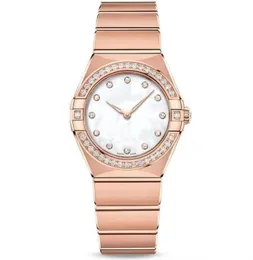 Relógio de quartzo feminino elegante de 28mm Dial de 28 mm 5A Frigera de diamante Libraria