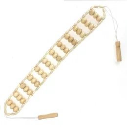 Volledige lichaamsmassager Wood Therapy Roller Handgemaakt touw houten gereedschap voor spierpijnverlichting 221027