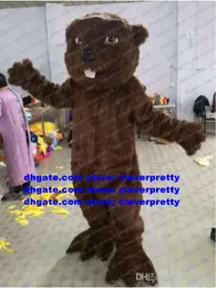 Costume mascotte Lontra Lutra Castoro Nutria Nutria Marmotta Bobac Tarabagane Cartone animato per adulti Mise En Scene Grazie Will zx2959