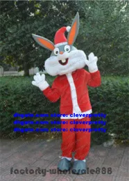 Jul Easter Bugs Rabbit Hare Mascot Costume Adult Cartoon Character Outfit Suit Commercial Street Group Photo ZX2984