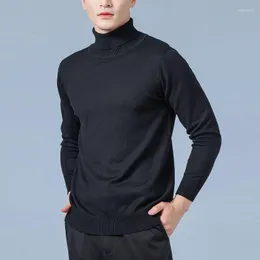 Мужские свитера осень и зимний свитер высокой шеи для мужской корейской версии.