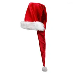 Berets Erwachsene Kinder Kreative Lange Weihnachten Hut Plüsch Santa Claus Cap Jahr Party Dekoration Geschenk Für Kinder
