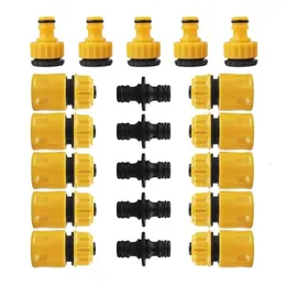 Andra kranar duschar ACCS 20 PCS Garden Slange Connector Set End Double S Extender Quick S 221028