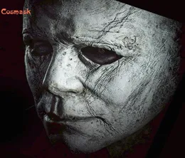 Partymasken Cosmask Halloween Michael Myers Maske Trick Or Treat Studio Mike Mel White Full Head Latex8013212