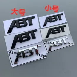 50 pcs ABT Logo Emblem Sticker Boot Trunk Rear Badge Black RS4 RS5 SQ8 A8L S6 A4 Q5