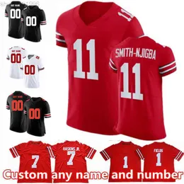 NCAA Jaxon Smith-Njigba Haskins Jr. Football Jersey Dwayne Henderson CJ Stroud Fields George Young Custom Jerseys Harrison Olave