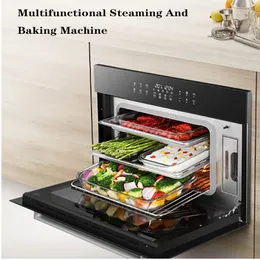 Microwave Ovens Embedded Microwave Oven Kitchen Home Baking Steaming Cubic Electric Intelligent Control Steaming Oven ED 221111
