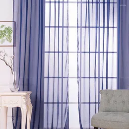 Perde katı doris örtü ekranı oturma odası yatak odası şeffaf basit pencere taze renk yumuşak