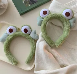 Korea Frosch Haarband Neue Winter Frauen Gesicht Waschkopf Hoop Cartoon Kunstpelz Haarband Girls Head-Wear-Geschenke Baby Kinder Mutterschaft Haarzubehör