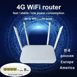 Roteadores LTE CPE 4G WiFi Router SIM CARTA CAT4 32 Usuários RJ45 WAN LAN Modem sem fio 221114