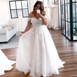 Spitze Hochzeitskleid Plus Gr￶￟e Brautkleider Schatz bodenlange elegante gro￟e rustikale f￼r Frauen gro￟e elegante ￤rmellose MA