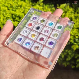 Jewelry Pouches Acrylic Gem Storage Box Creative Diamond Display Colorful Gems Wholesale