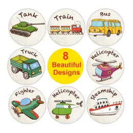 500Pcs Adesivi per animali dei cartoni animati per bambini Baby Kindergarten Inspirational Little Red Flower Reward Roll Stickers regali per bambini