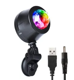 LED Strobe Light Araba DJ Işık Ses etkinleştirilmiş disko top parti ışıkları RGB kristal sihir topu ses kontrol efekti ışık 5291568