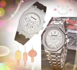Premium Fiyat Quartz Moda Erkek Zaman Saat Saatler 42mm Otomatik Tarih Büyük Paslanmaz Çelik Tam İşlevsel Özellik Çift Time Dilimi Gül Altın Gümüş Siyah Mavi Kol saati