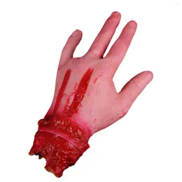 Christmas Decorations Halloween Broken Fake Hand Bloody Human Creepy Props For April Fool's Day Carnival Dress Party Outside Insid