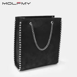 Cross Body Retro Mives Women Women Tote Bag Fashion Chain Chain Bead Beadling Sags Lady Commuting PU