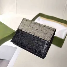 Designer wallets Classic Print Designer Wallet Unisex Cowhide Purse Leather Luxury Designer Brand Purses Wristlets Card Holder 220829