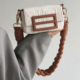 Designer crossbody para mulheres de alta qualidade saco do telefone móvel tira corrente mini pequeno tecido axila ombro único mensageiro quadrado